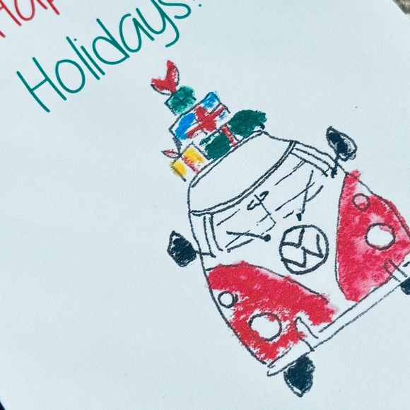 Set of 12 Watercolor Christmas Cards - Picture 2 of 2